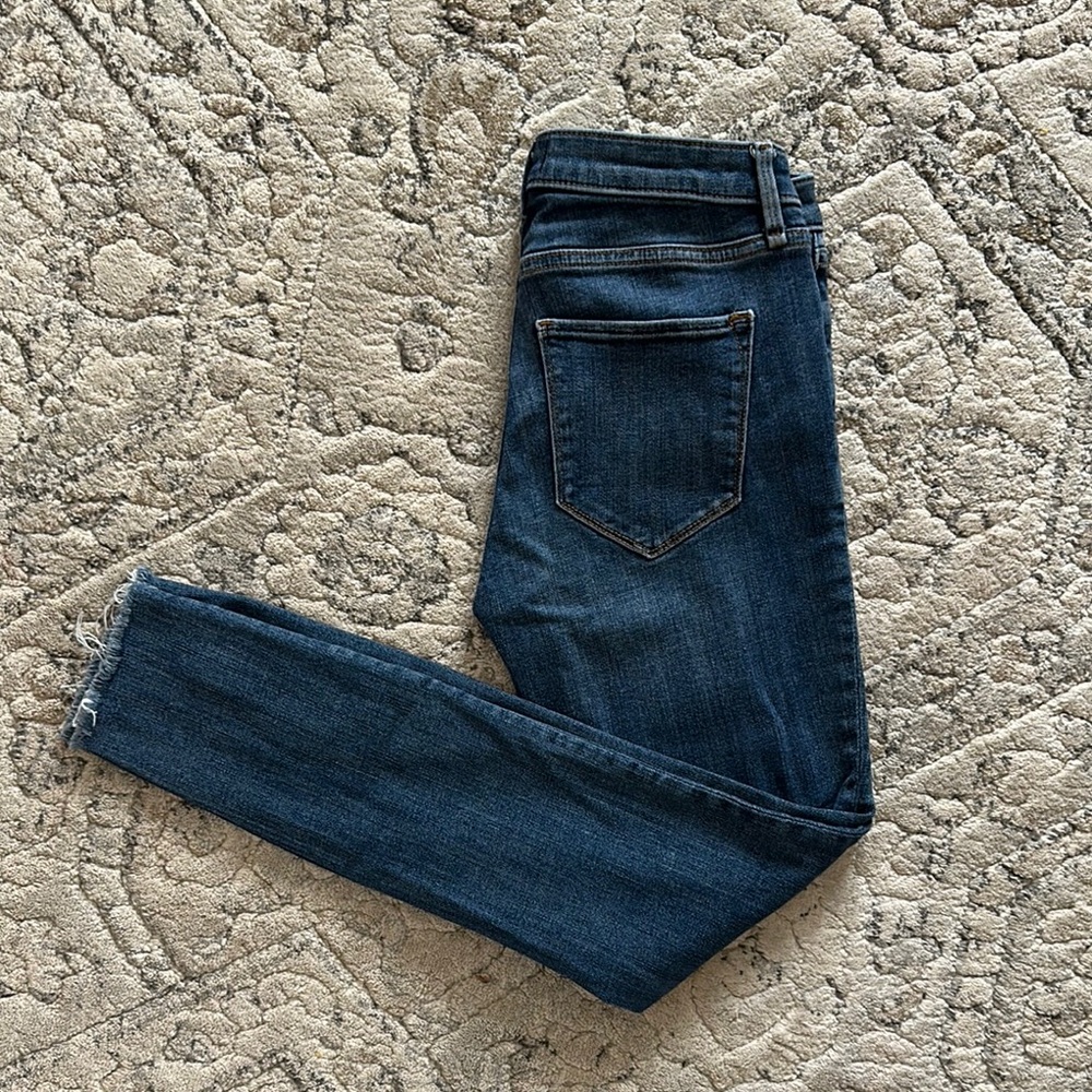 Abercrombie & Fitch mid rise super skinny ankle jeans